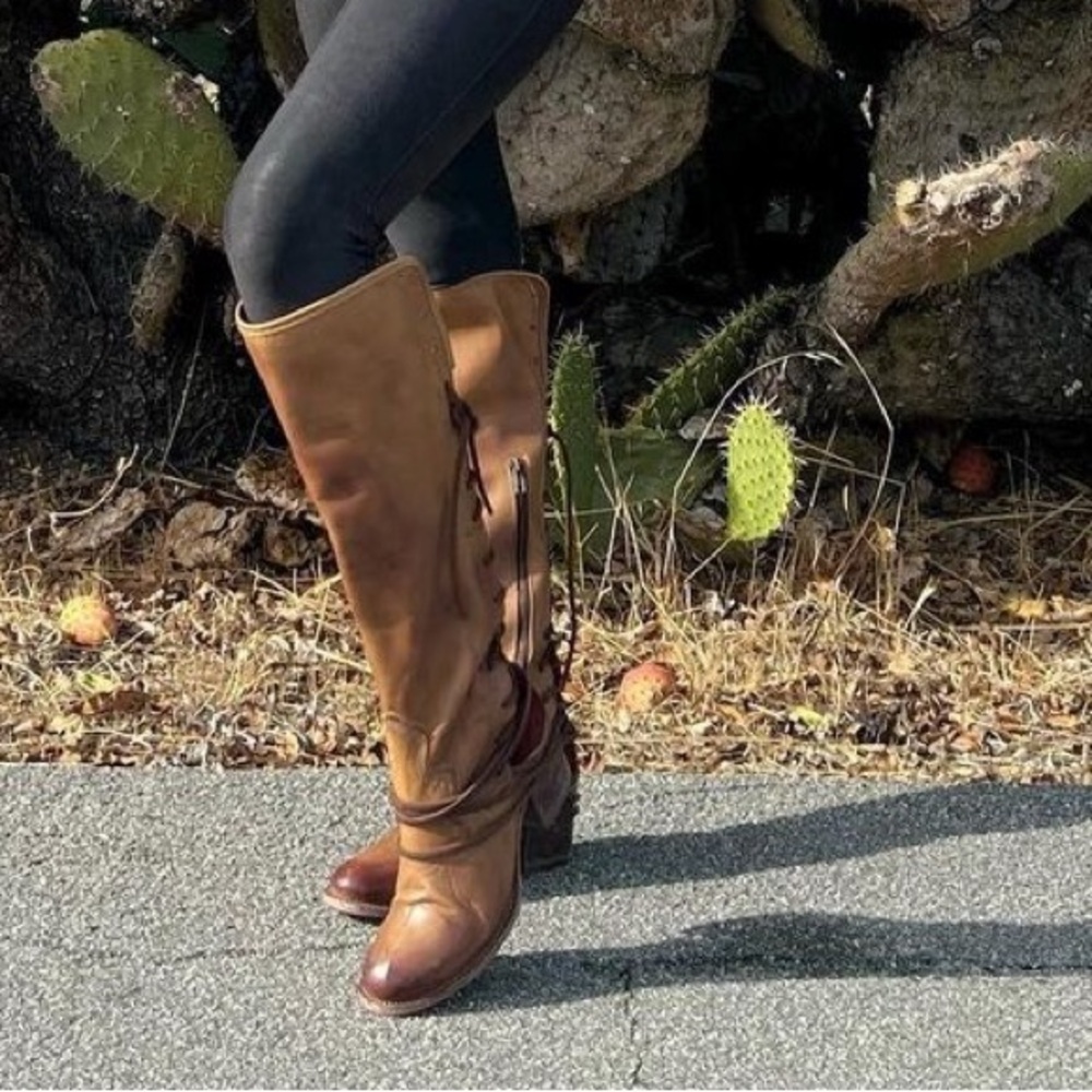 Freebird lace up boots